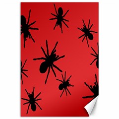 Illustration With Spiders Canvas 12  X 18   by Nexatart