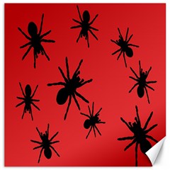 Illustration With Spiders Canvas 20  X 20   by Nexatart