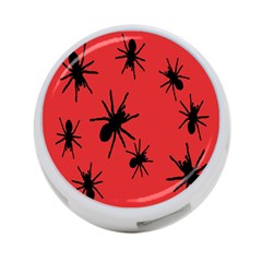 Illustration With Spiders 4-port Usb Hub (two Sides)  by Nexatart