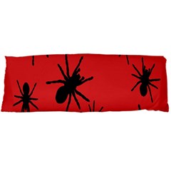 Illustration With Spiders Body Pillow Case Dakimakura (two Sides) by Nexatart