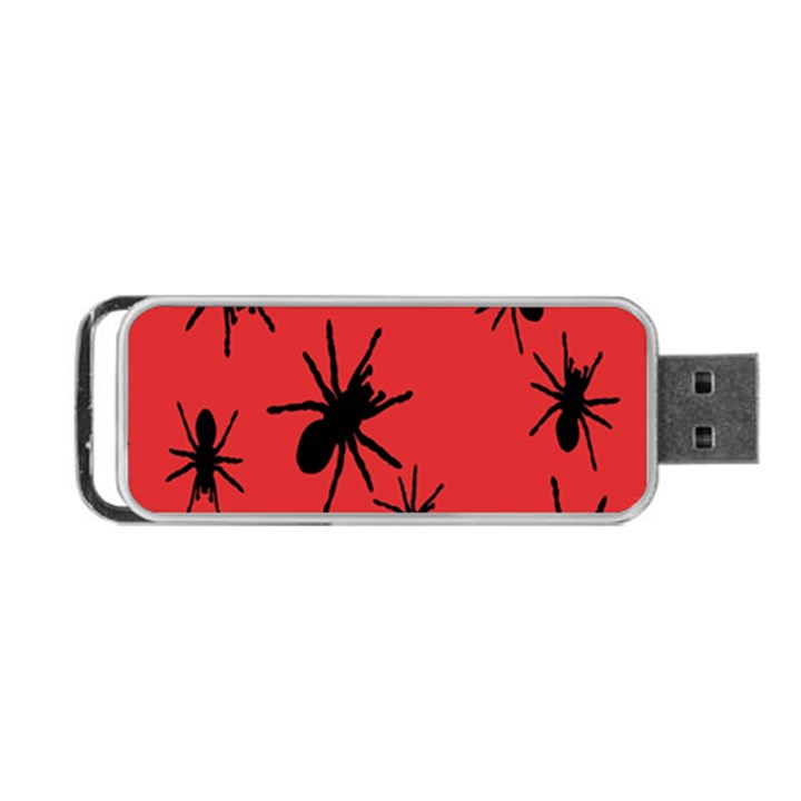 Illustration With Spiders Portable USB Flash (Two Sides)