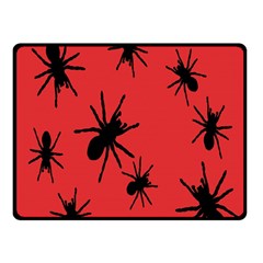 Illustration With Spiders Double Sided Fleece Blanket (small)  by Nexatart