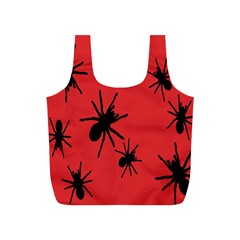 Illustration With Spiders Full Print Recycle Bags (s)  by Nexatart