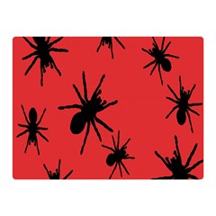 Illustration With Spiders Double Sided Flano Blanket (mini)  by Nexatart