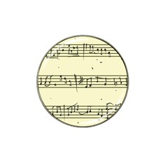 Music Notes On A Color Background Hat Clip Ball Marker (4 Pack) by Nexatart