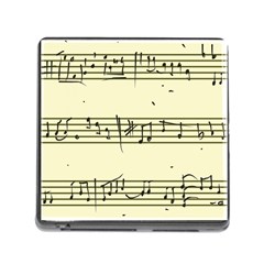 Music Notes On A Color Background Memory Card Reader (square) by Nexatart