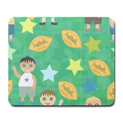 Football Kids Children Pattern Large Mousepads by Nexatart