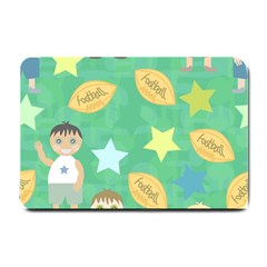 Football Kids Children Pattern Small Doormat  by Nexatart