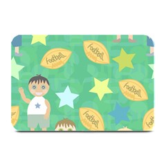 Football Kids Children Pattern Plate Mats by Nexatart