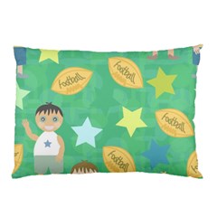 Football Kids Children Pattern Pillow Case by Nexatart