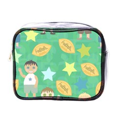 Football Kids Children Pattern Mini Toiletries Bags by Nexatart