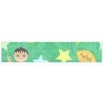 Football Kids Children Pattern Flano Scarf (Small) Front