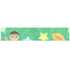 Football Kids Children Pattern Flano Scarf (large) by Nexatart