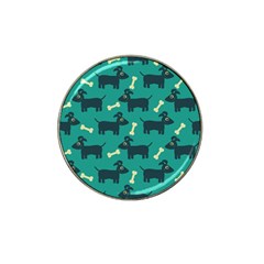 Happy Dogs Animals Pattern Hat Clip Ball Marker (4 Pack) by Nexatart