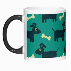 Happy Dogs Animals Pattern Morph Mugs by Nexatart