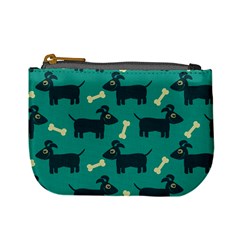 Happy Dogs Animals Pattern Mini Coin Purses by Nexatart