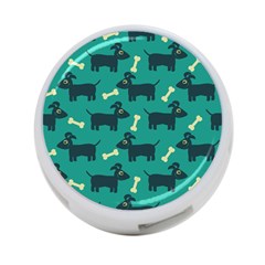 Happy Dogs Animals Pattern 4-port Usb Hub (one Side) by Nexatart