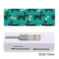 Happy Dogs Animals Pattern Memory Card Reader (stick)  by Nexatart