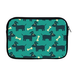 Happy Dogs Animals Pattern Apple Macbook Pro 17  Zipper Case by Nexatart