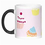 Seamless Cupcakes Wallpaper Pattern Background Morph Mugs Left