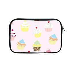 Seamless Cupcakes Wallpaper Pattern Background Apple Macbook Pro 13  Zipper Case by Nexatart