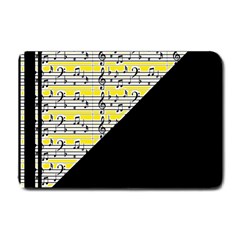 Note Abstract Paintwork Small Doormat  by Nexatart