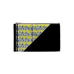 Note Abstract Paintwork Cosmetic Bag (small)  by Nexatart