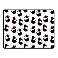 Cat Seamless Animals Pattern Fleece Blanket (small) by Nexatart