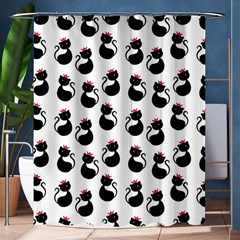 Cat Seamless Animals Pattern Shower Curtain 60  X 72  (medium)  by Nexatart