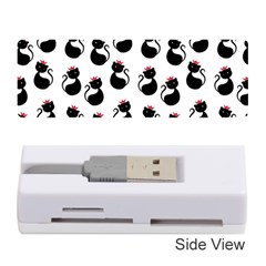 Cat Seamless Animals Pattern Memory Card Reader (stick)  by Nexatart