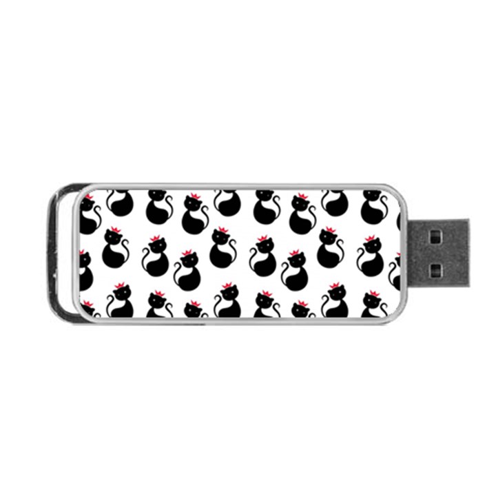 Cat Seamless Animals Pattern Portable USB Flash (One Side)