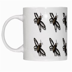 Insect Animals Pattern White Mugs