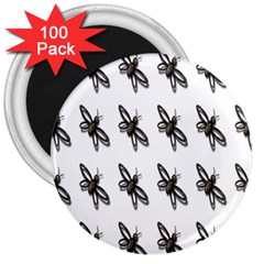 Insect Animals Pattern 3  Magnets (100 Pack) by Nexatart