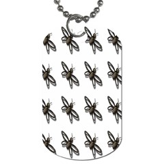 Insect Animals Pattern Dog Tag (one Side) by Nexatart