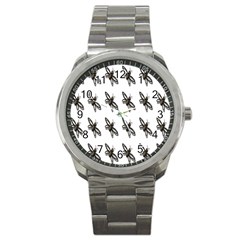 Insect Animals Pattern Sport Metal Watch