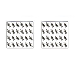 Insect Animals Pattern Cufflinks (Square)