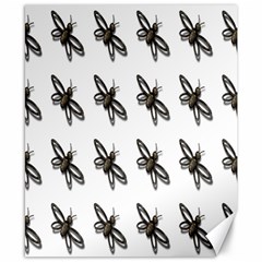 Insect Animals Pattern Canvas 8  X 10  by Nexatart