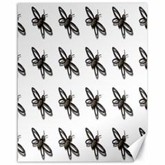 Insect Animals Pattern Canvas 16  x 20  