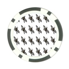 Insect Animals Pattern Poker Chip Card Guard