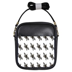 Insect Animals Pattern Girls Sling Bags by Nexatart