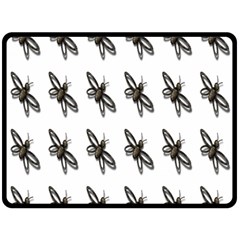 Insect Animals Pattern Fleece Blanket (large)  by Nexatart