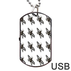 Insect Animals Pattern Dog Tag USB Flash (One Side)