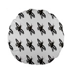 Insect Animals Pattern Standard 15  Premium Round Cushions Front