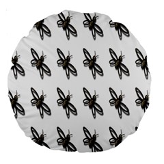 Insect Animals Pattern Large 18  Premium Round Cushions