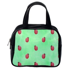 Pretty Background With A Ladybird Image Classic Handbags (one Side) by Nexatart