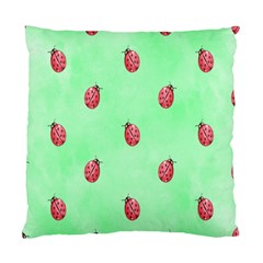 Pretty Background With A Ladybird Image Standard Cushion Case (two Sides) by Nexatart