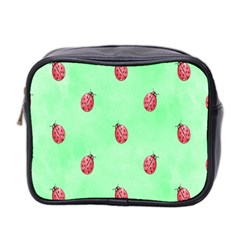 Pretty Background With A Ladybird Image Mini Toiletries Bag 2-side by Nexatart