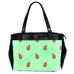 Pretty Background With A Ladybird Image Office Handbags (2 Sides)  by Nexatart