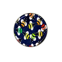 Bees Cartoon Bee Pattern Hat Clip Ball Marker by Nexatart