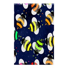 Bees Cartoon Bee Pattern Shower Curtain 48  X 72  (small)  by Nexatart